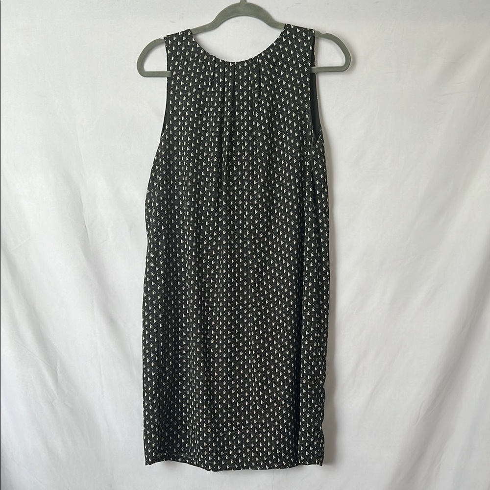 H&M sleeveless shift dress with back tie | size 8